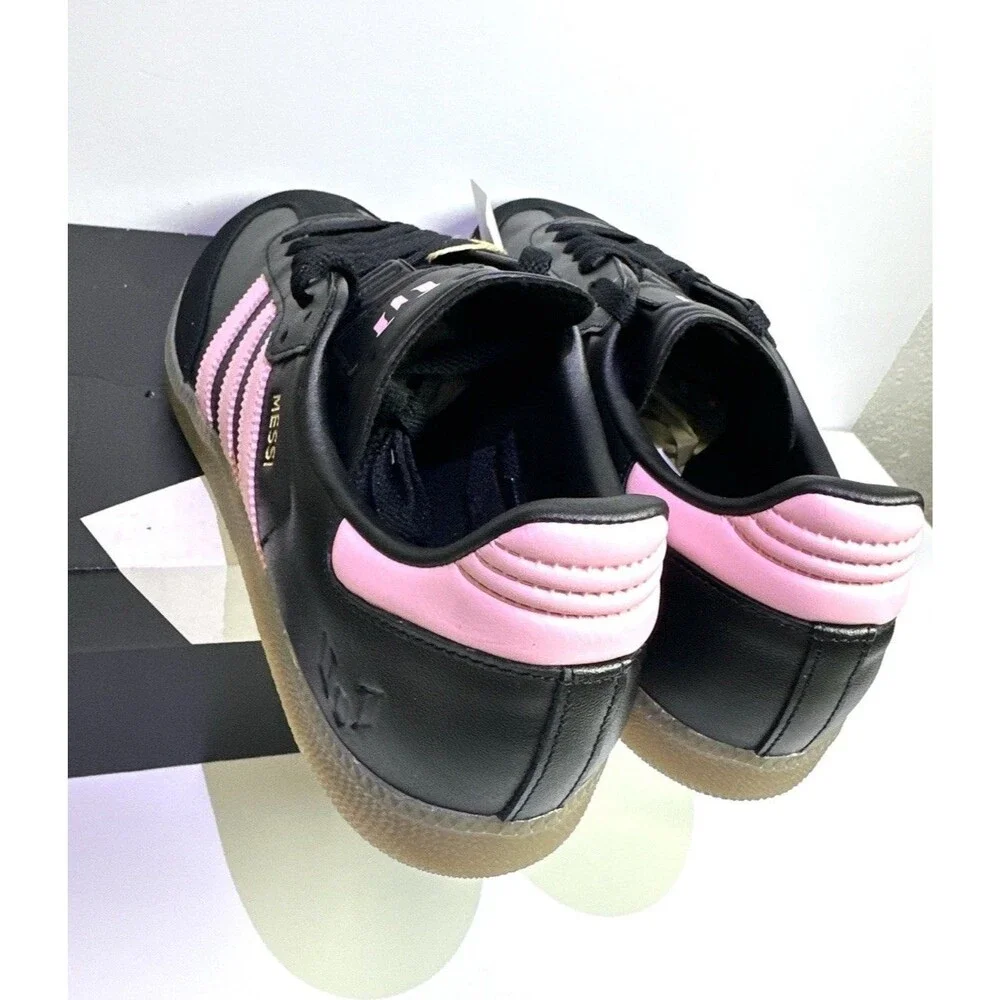 Adidas Samba Messi Black Pink Gum Soccer Shoes Men’s 11 Leather Sneakers JP7845 - Picture 3 of 8